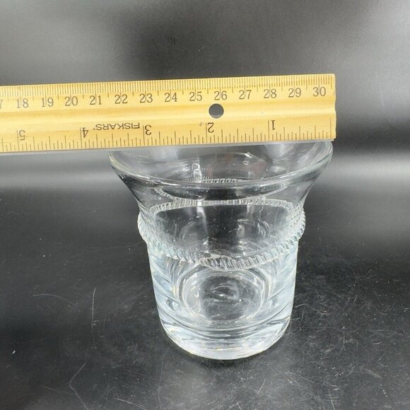 JULISKA GLASSWARE Amalia Clear Hand Blown Tumbler Drinking Glasses Set 2 Swirls - Picture 9 of 16